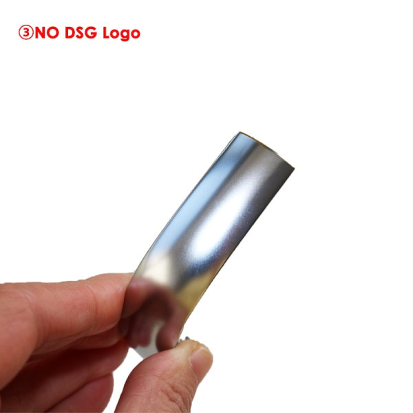 Svart Läder Växelspaksknopp Cover Med Blank & Matt DSG För VW Golf 6 7 RG TI Passat B7 B8 CC R20 Jetta MK6 GLI-No DSG No DSG