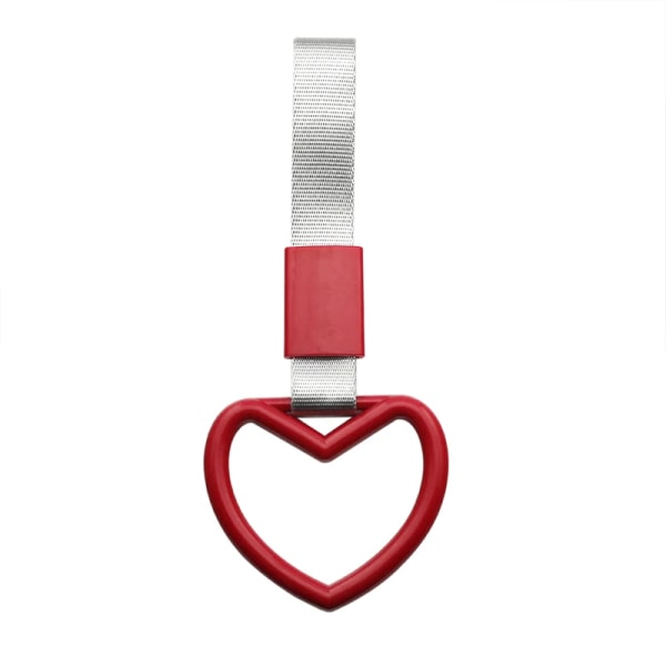 Universal för bil, hjärt/cirkulär form, för bilsläp, bussarmstödsring, tunnelbana, varningsring för bakre stötfångare Red Love
