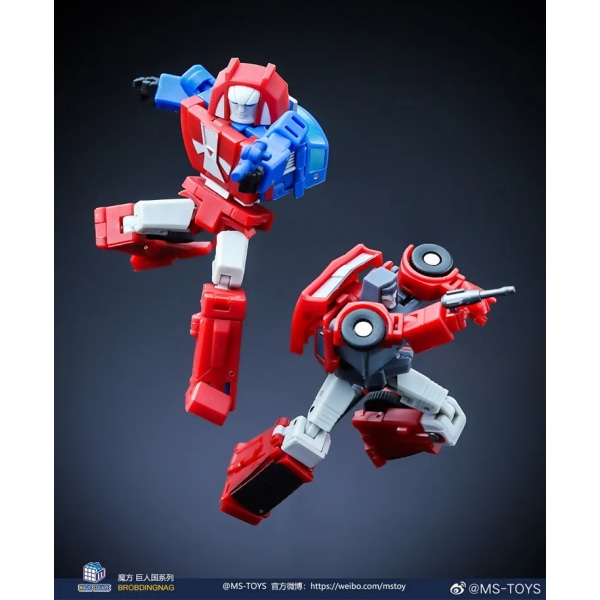 Ny transformationsleksak MS TOYS Magic Square MS-B49 MS-B50 figur i lager