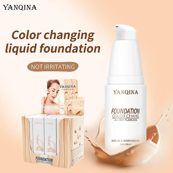 1-3 st Soft Mist Color Changing Foundation Magic Flawless Concealer Face Makeup 30ml 3pcs