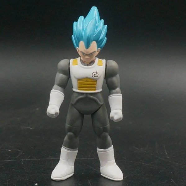 Bandai Äkta DRAGON BALL Super Saiyan Son Goku Vegeta IV Frost Frieza Trunks Beerus Majin Buu Hit Action Figurmodell Leksaker Black Son Goku