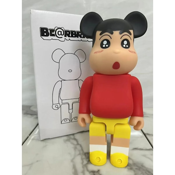 400 % Bearbrick Batman Actionfigurer Anime Filmer Karaktär Figur PVC Staty Rumsmodell Dekoration Barn Julklappar 28cm Style 15 28cm