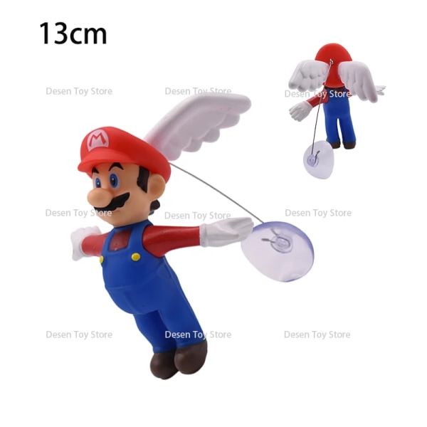 1st Mini Mario Bros Figur Bowser Princess Peach Padda Goomba Grön Yoshi Donkey Kong Koopa Troopa Cappy Goomba Action Model Toy O