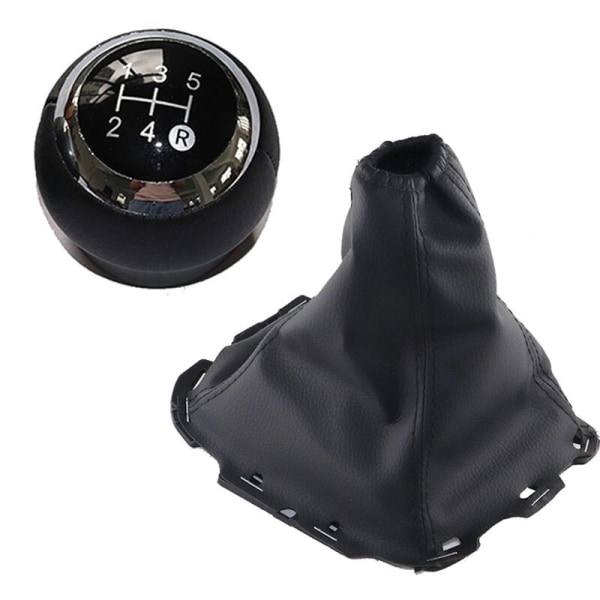 5/6-växlad bilväxelspaksväxelspak Gaitor Boot Cover för Toyota Avensis III T27 2008-2015 Biltillbehör-5-växlad svart set 5 speed black set