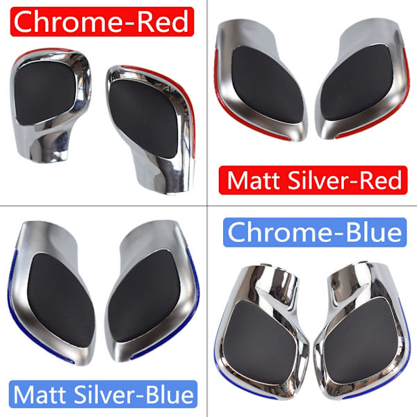 Röd/Blå Bil Växelspak Spak Krom Matt För VW Golf 6 7 R GTI Passat B7 B8 CC R20 Jetta MK6 GLI DSG Cover Emblem-Alternativ 5 Option 5