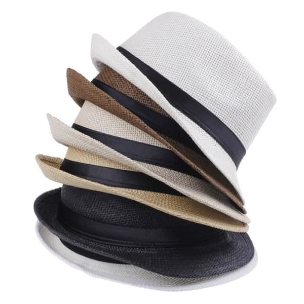 EOZY 6 st Panama Stråhattar Blandade Färger