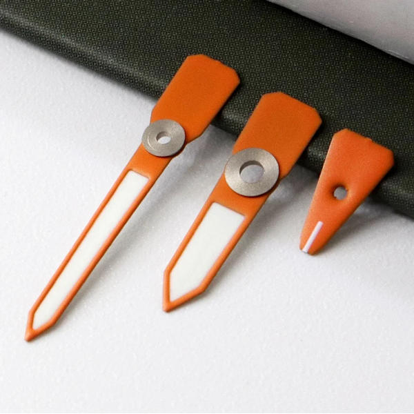 För GA2100 GA2110 Luminous Hour Marker Dial Watch Pointer Scale Ring Index Modification Dial ga2110 Watch Mod Kit Tillbehör A Orange