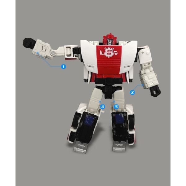 GO Better Arm Leg Filler Upgrade Kit för Siege Sideswipe Red Alert For Siege Sideswipe