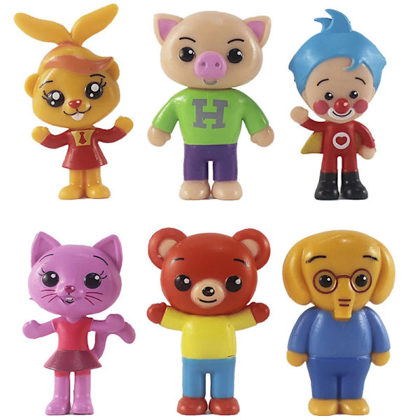 7 cm PVC-modell Plim Plim Anime Action & Toy Figures Set för barn 0