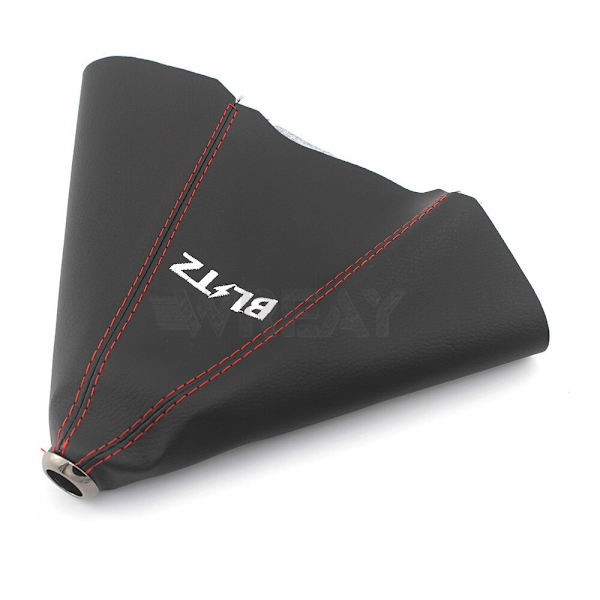 Stil PU-läder växlingskragar Biltyg växelspaksknapp Spak Stick krage damask Cover för Honda-Blitz Blitz