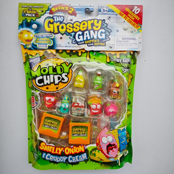 Original The Grossery Gang Surprise Toy Säsong 1 2 3 4 5 6 7 Stort paket, Flerfärgad presentsamling V