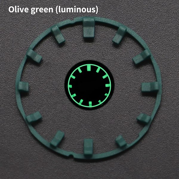 För GA2100 GA2110 Luminous Hour Marker Dial Watch Pointer Scale Ring Index Modification Dial ga2110 Watch Mod Kit Tillbehör Green Luminous