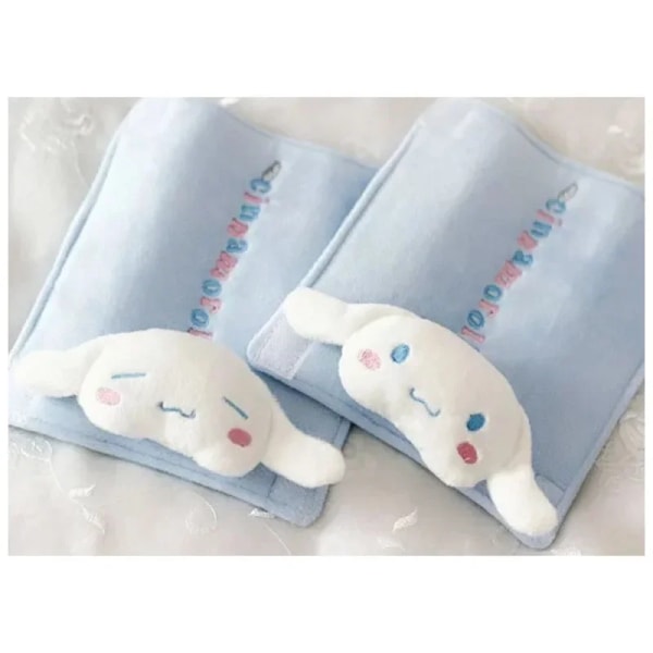 Sanrioed Cartoon Anime Cinnamoroll Plysch Bilkudde Kawaii Söt Mjuk Plysch Nackstöd Cover Case Flickor Present My Melody 2