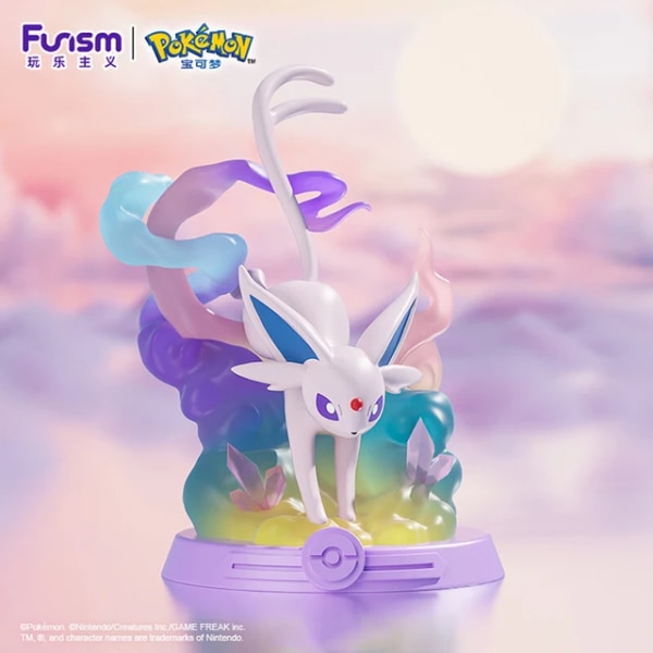 Ny Original Funism Lager Eeveelution Eevee Vaporeon Espeon Umbreon Leafeon Sylveon Modellleksaker Samlarfigurer Presenter Espeon