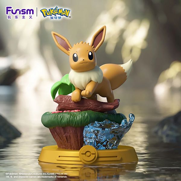 Ny Original Funism Lager Eeveelution Eevee Vaporeon Espeon Umbreon Leafeon Sylveon Modellleksaker Samlarfigurer Presenter Eevee
