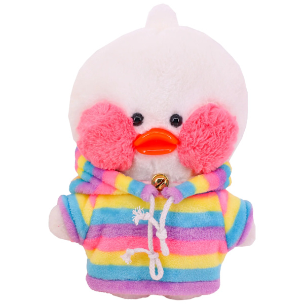 30 cm Ankkläder Kawaii Tecknad Hoodie Tröja För 30 cm Cafe Lalafanfan Anka Plysch Doll Toy Fylld Mjuk Anka Doll Girl's Present for 30cm duck 9