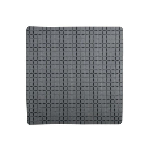 (Grå) QUADRO 54x54cm Halkfri Duschmatta i Gummi Grå MSV Gray