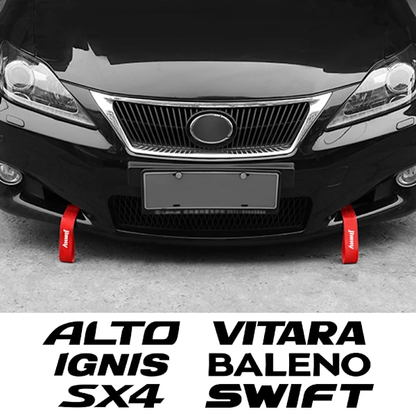 Dekorativ draglina för bil, Suzuki Jimny Swift Grand Vitara Ignis Alto Baljosé SX4 Samurai S-Cross Celerio Ertiga Ciaz Equator For swift