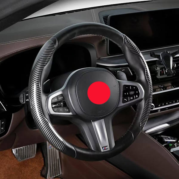 (matt kolfiber) Universal Antisladd rattbooster cover Modifierad tillbehör dekoration för Tesla Model 3 YSX matte Carbon fiber