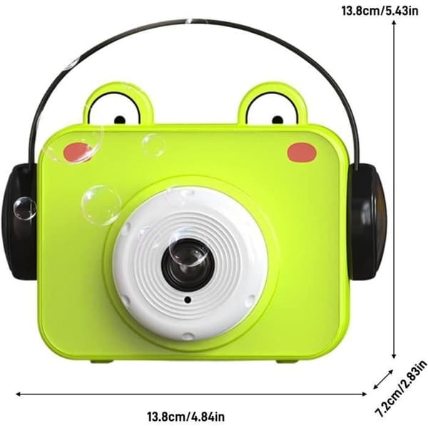 Bubble Camera, Bubble Toys, Cute Camera Bubble Machine - Fun Toy with Light and Sound Camera