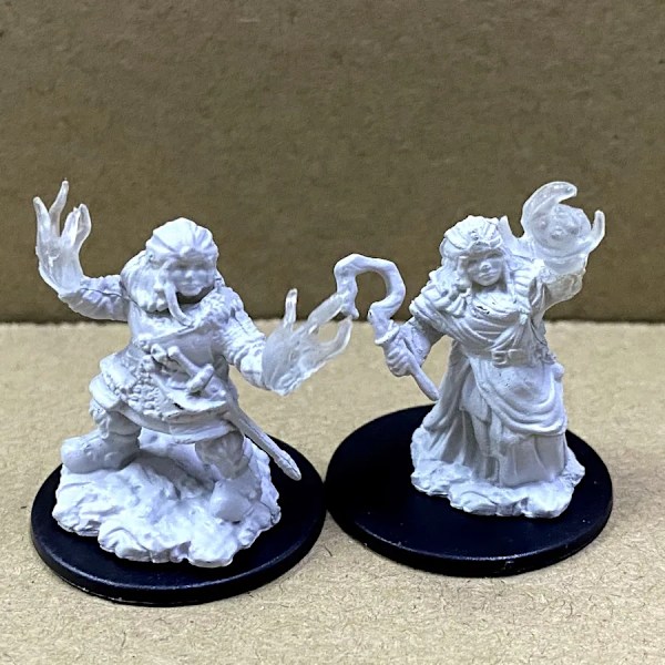 Lot Pathfinder Battles Deep Cuts Nolzur's Fighter Orc Druid Pirates Goblin Wolf Rogue Monk Brädspel Miniatyrer Miniatyrer Leksaker Dwarf Summoner