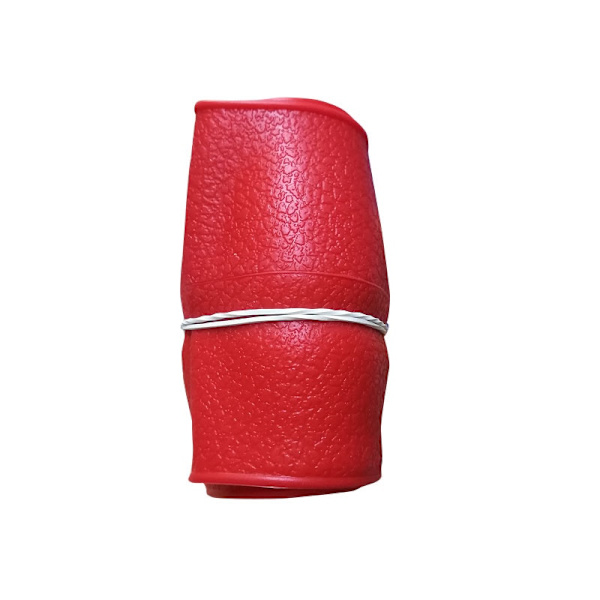 (Röd) Textur Bil Auto Silikon Ratt Cover Mjuk Multi Universal Skin Mjuk Silikon Rattskydd Skal Red
