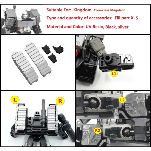 Leg Arm Upgrade KIT For Siege Earthrise Kingdom Studio Legacy Series Fill Part 16
