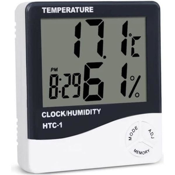 Digital Termometer Hygrometer - Temperatur - Luftfuktighet - Max/Min