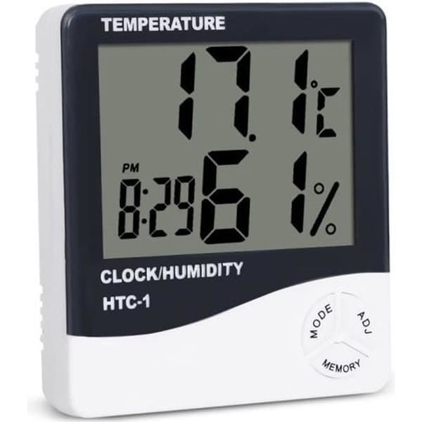 Digitalt Termometer Hygrometer - Temperatur - Luftfuktighet - Maks/Min