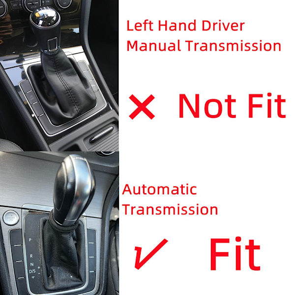 Krom Växelspaksram För VW Volkswagen Vänsterkörning Automatisk DSG Golf 7 7.5 Golf R Växelspaksspak 5GG713203A-Höger Driver Right Driver