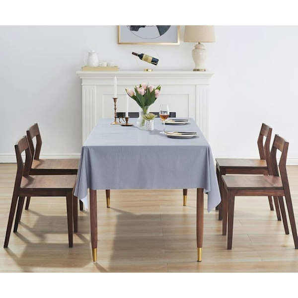 Rektangulær duk, vaskbar voksduk, flekkbestandig vanntett rektangulær plastduk, 200 x 140 cm