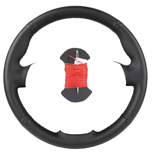(Röd) Gör-det-själv anpassad cover för Volkswagen Golf 4 Mk4 Gammal VW Passat B5 Auto konstläder rattlinda Red