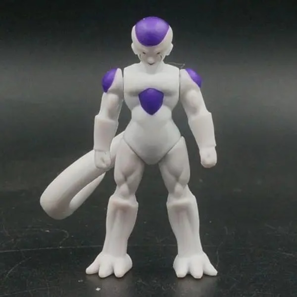 Bandai Äkta DRAGON BALL Super Saiyan Son Goku Vegeta IV Frost Frieza Trunks Beerus Majin Buu Hit Action Figurmodell Leksaker Frieza