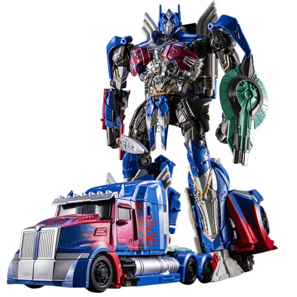 AOYI BMB ABS Black AlloyTransformers COMMANDER FIGHTEN Optimus Prime Transformation Anime Actionfigurer Modell Leksaker Present H6004 BOX