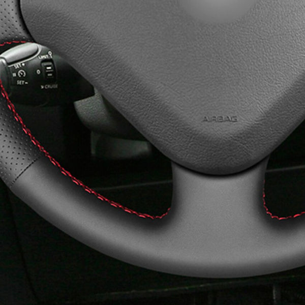 Svart PU konstläder DIY Cover för Citroen Berlingo 2008-2016 Jumpy 2009-2016 Toyota Proace 2013-2016
