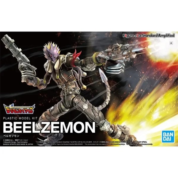 Bandai Original Anime Digimon Äventyr Krig Greymon Garurumon Dukemon Action Figur Leksaker Samlarmodell Presenter för barn O