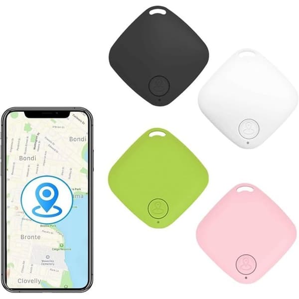 Sæt med 4 Bluetooth Trackere - Med Anti-Tab Alarm til Genstande, Egnet til Børn