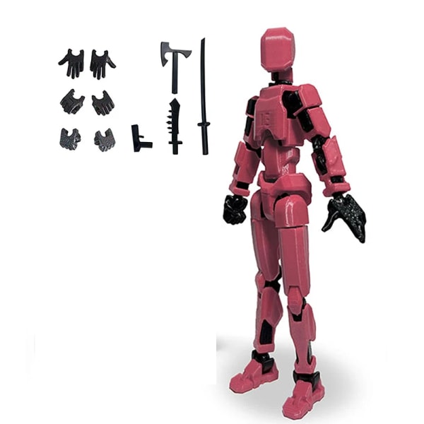 Titan Robot Action Figur 3D printed med full artikulation för Stop Motion Animation 13 Action Figur Dummy A3