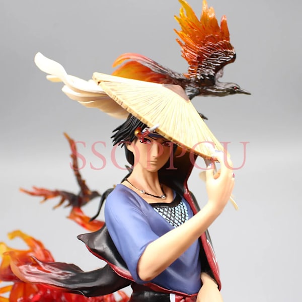 Anime Periferi Naruto Figur Uchiha Itachi Akatsuki Kråkscen Staty Leksaker Action Figur Collection Modell Leksaker Docka Barn Presenter Itachi-PZ