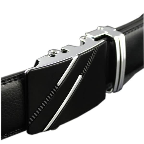 Bælte - Luksus - Sort - Kohudslæder - Automatisk spænde - Chic stil Black