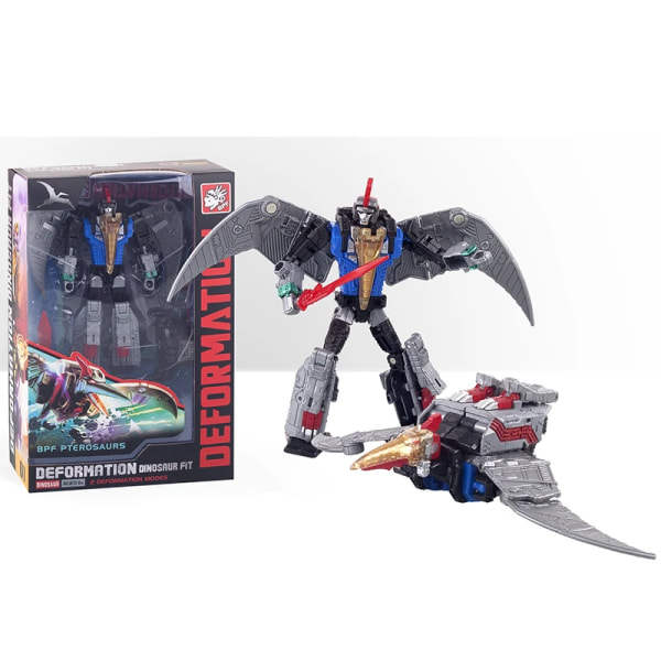 BPF Dinoking Dinobot G1 Transformation Dinosaurier Action Figur Leksaker Modell Grimlock Slag Slam Snarl Swoop Deformation Bilrobot BPF Swoop with box