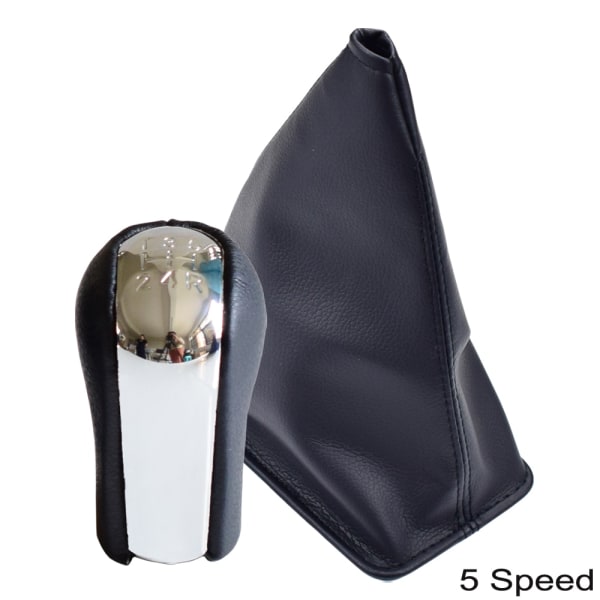 5 6-växlad växelspaksreglage Skifter Stick Damask Boot Cover för Toyota Corolla 1998-2003 AYGO Verso RAV4 YARIS VITZ-5 Speed-dammtät 5 Speed-dust-proof
