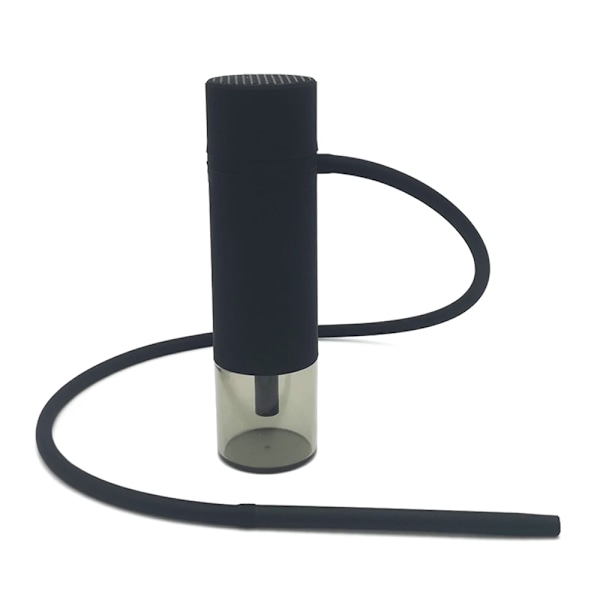 Koppformad arabisk vattenpipa shisha enkelrör bärbar bilanvändning vattenpipa shisha fashionabel bil vattenpipa hushållsvattenpipa i bilen Black Random Color 1 Set
