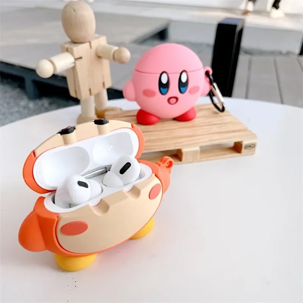 3D Kirby case för Airpods 2 3 Pro 1 case Anime Cute cover för Apple Air Pods Pro 2 3 Case Cover BOX Kirby for AirPods 1 2
