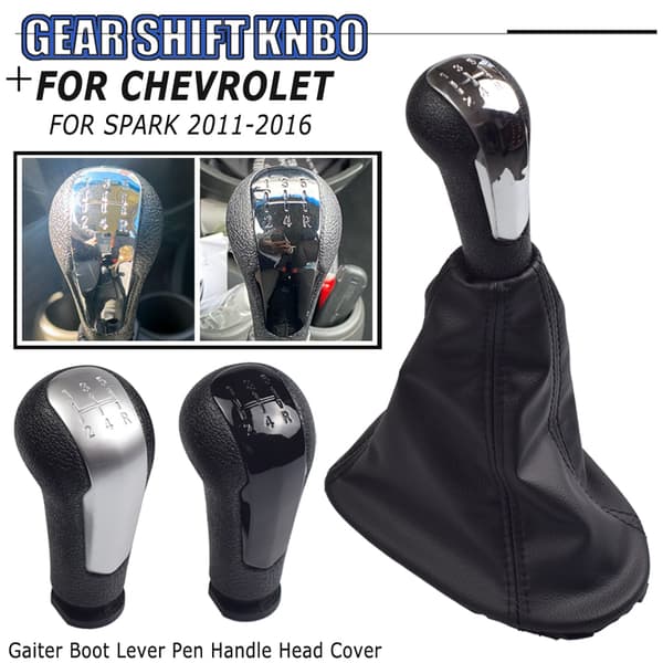 MT Manuel gearknop 5 gear til Spark 2011 2013 2014 2015 2016 Sølv Sort-Sort 5 gear Black 5 speed
