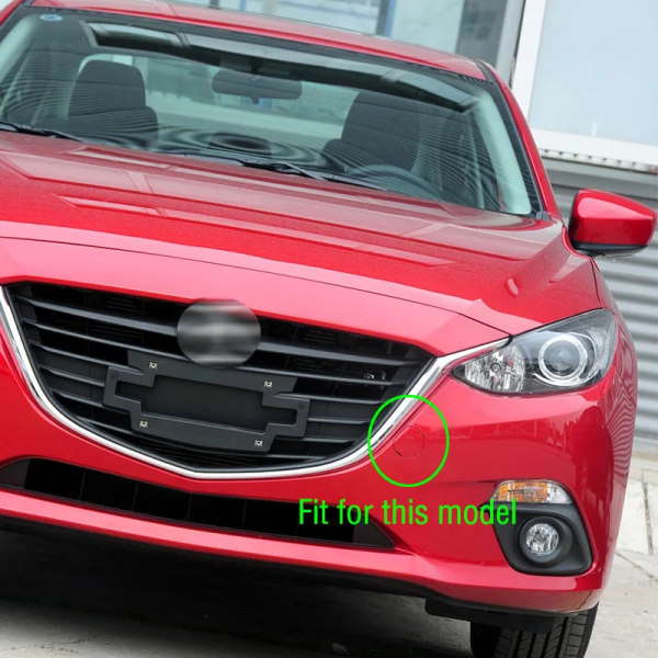 Cover till bil före bil före med bil, vagnslock till släpvagnstransport, svart, vit, silver, röd, Mazda 3, Axela 2014, 2015, 2016 UNPAINTED