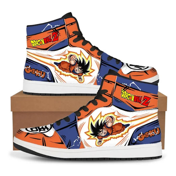 Dragon Ball Anime Shoes Herr Dropshipping Gouku Cartoon Cosplay Sneakers Super Saiyan Man High Top Vulkaniserade löparskor Present 13 44