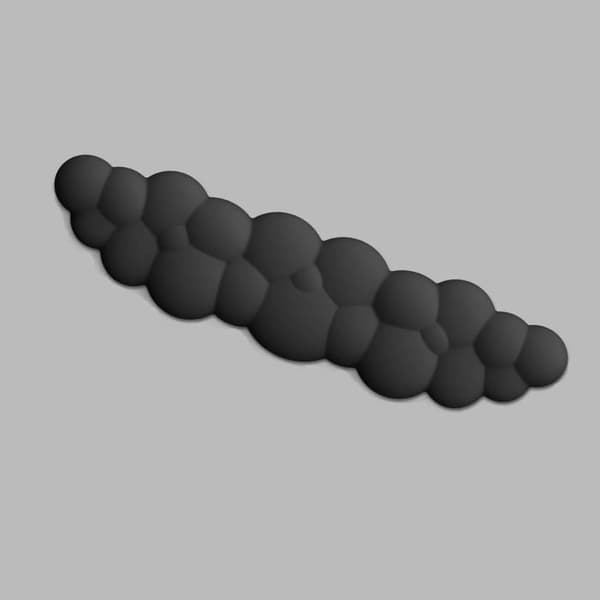 Handledsstöd - HURRISE - Moln Musmatta - Memory Foam - Molndesign - Optimal Komfort