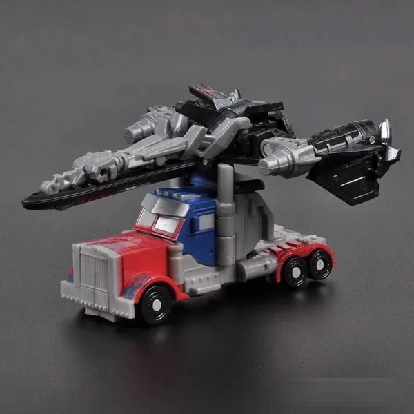 Original Hasbro Transformers Legend Action Figur Anime Optimus Prime Skyfire Pillar Ornaments Collection Leksaker Pojke Present A SET