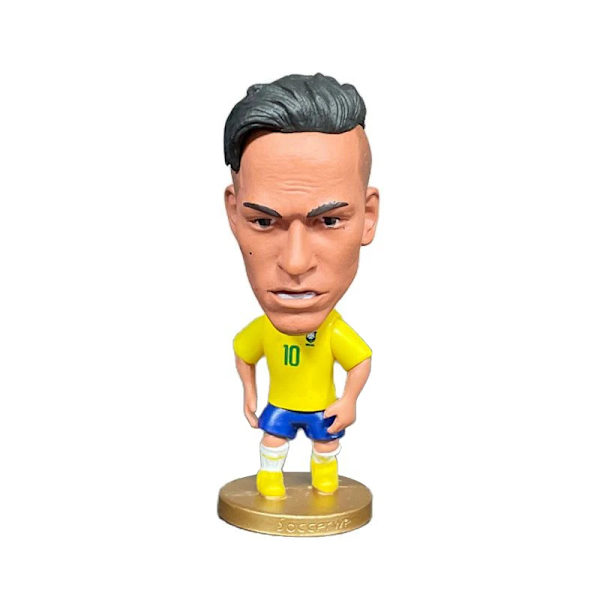 6,5 cm Fotbollsstjärna C.Ronaldo Figurmodell Bildekorationer PVC-samling Docka Fotbollsspelare Figurer Souvenirer Leksaker Presenter till fans Neymar10